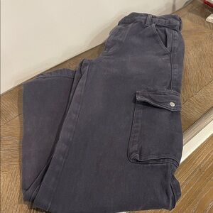 PacSun Dark Gray Flare & Wide Leg Jeans